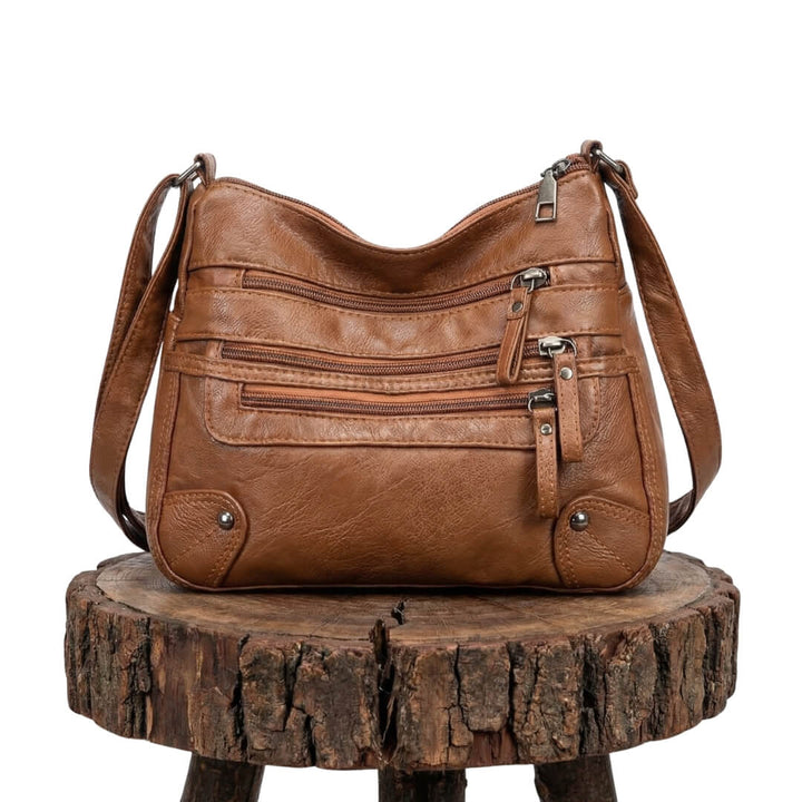 Rosalia’s Multi-Zip Carry | Shoulder Bag
