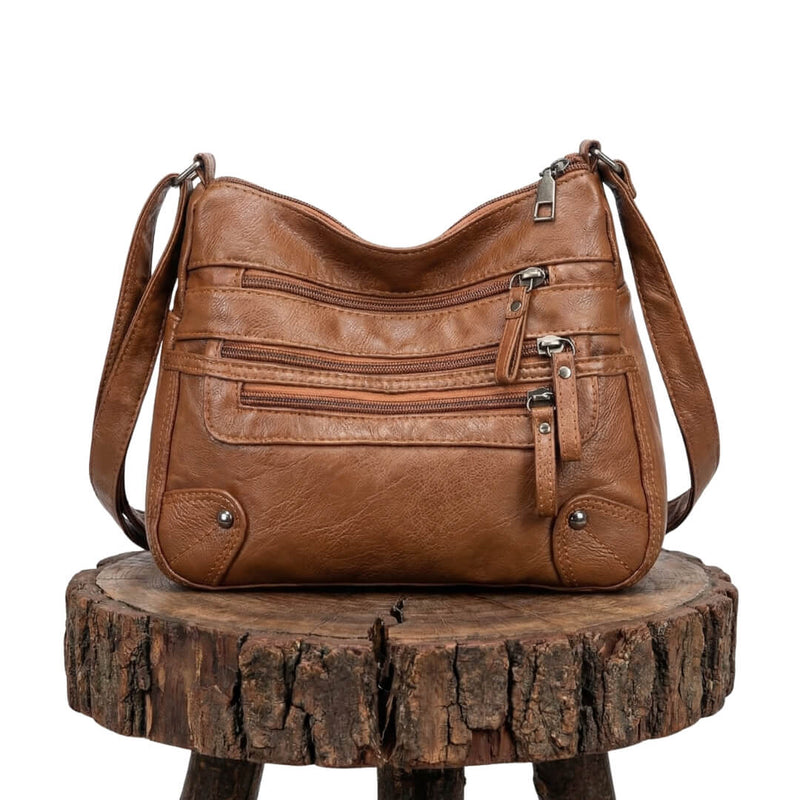Rosalia’s Multi-Zip Carry | Shoulder Bag