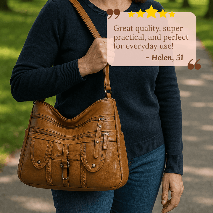 Monica Braided Multi-Zip | Crossbody Bag