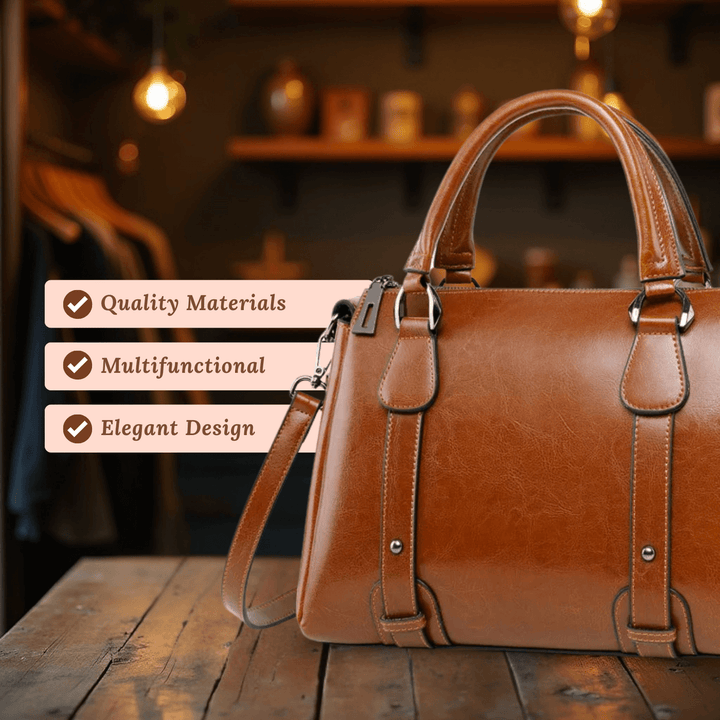 Valeria Top-Zip Satchel | Shoulder Bag