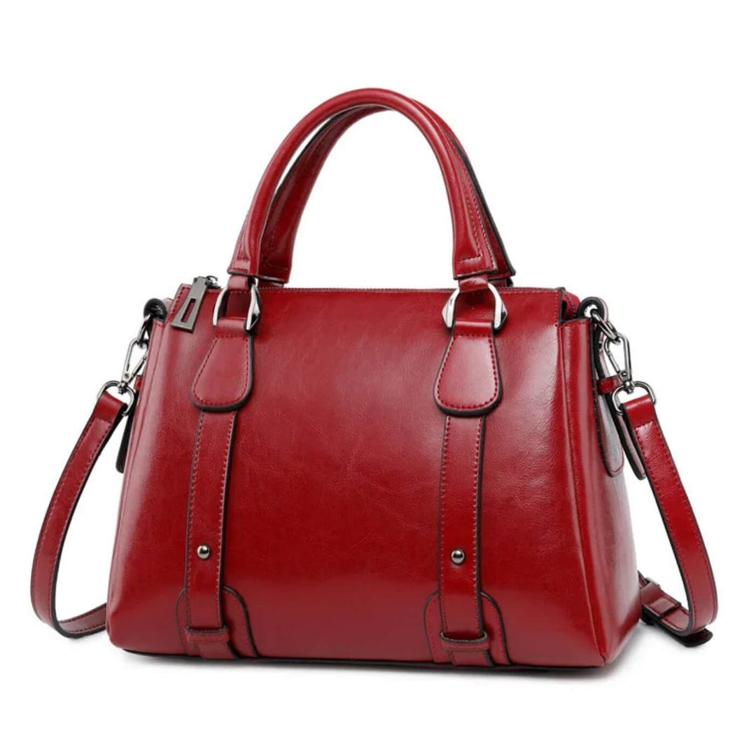 Valeria Top-Zip Satchel | Shoulder Bag